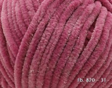 Preview: Chenille Metallic - Farbe 820-31 .. Detailansicht